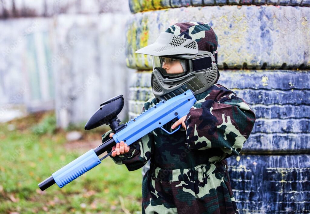 paintball safe children kids child age legal requirement